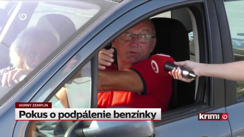 Pokus o podpálenie benzínky