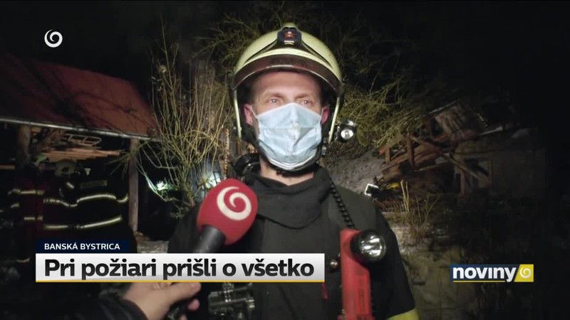 Pri požiari prišli o všetko