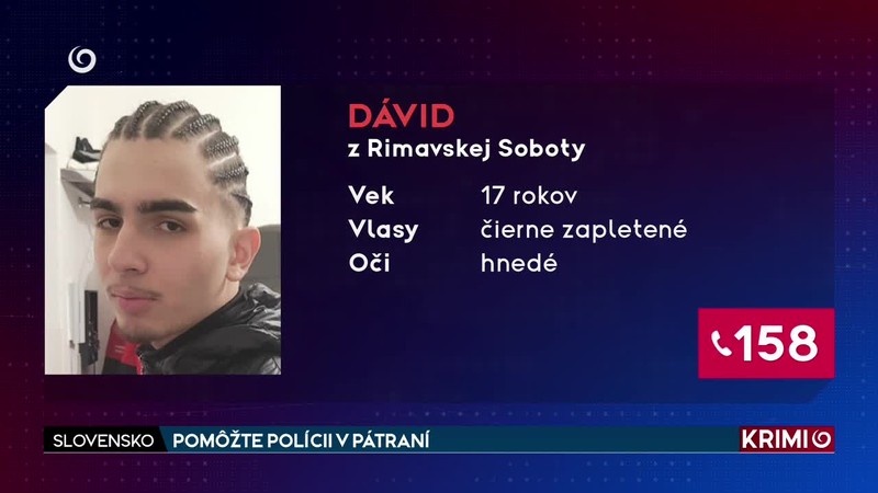 POMÔŽTE POLÍCII V PÁTRANÍ