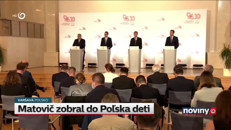 Matovič zobral do Poľska deti