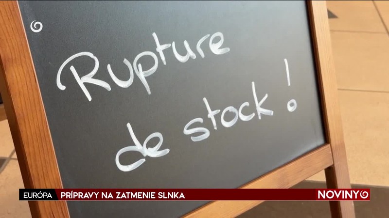 PRÍPRAVY NA ZATMENIE SLNKA