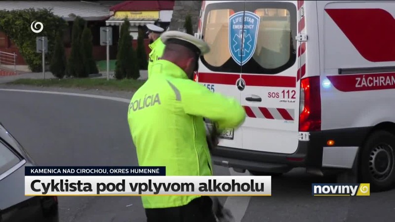Cyklista pod vplyvom alkoholu