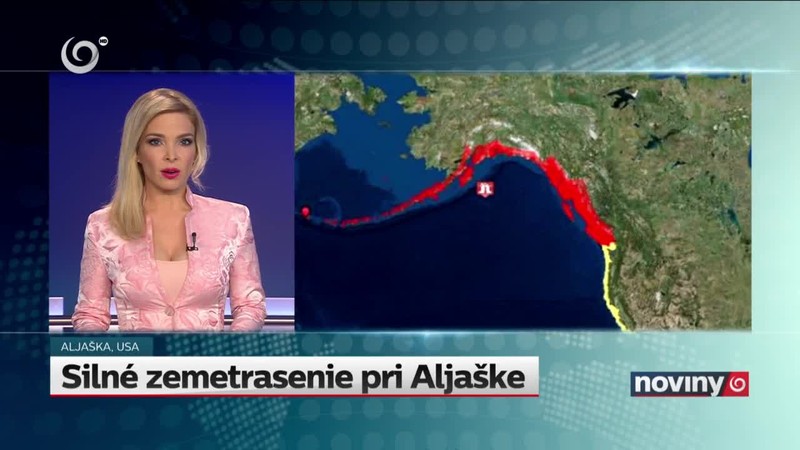 Silné zemetrasenie pri Aljaške