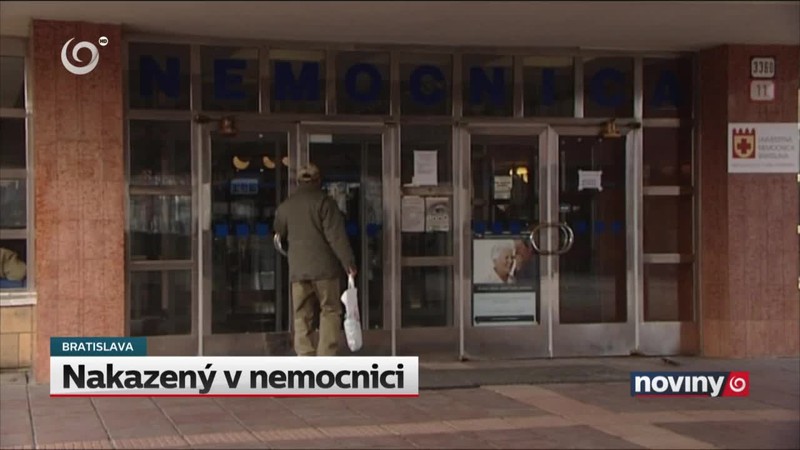 Nakazený v nemocnici