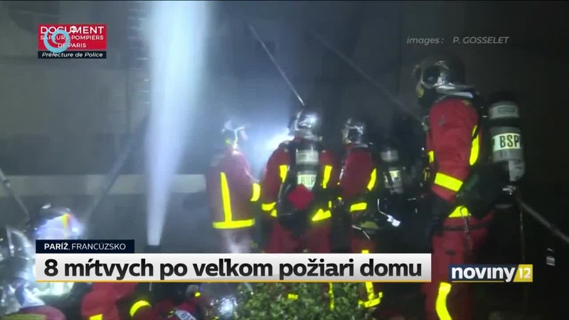 8 mŕtvych po veľkom požiari domu