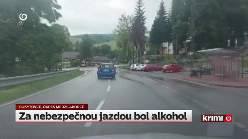Za nebezpečnou jazdou bol alkohol