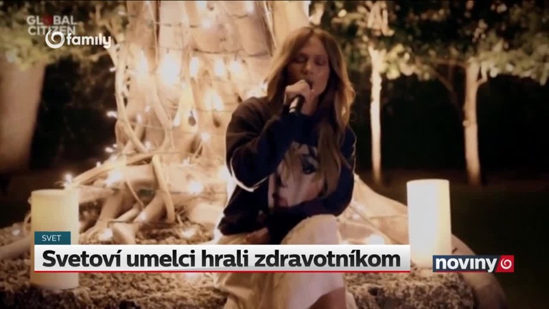 Svetoví umelci hrali zdravotníkom