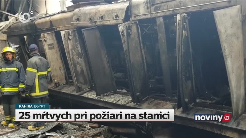25 mŕtvych pri požiari na stanici