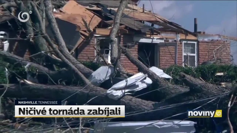 Ničivé tornáda zabíjali
