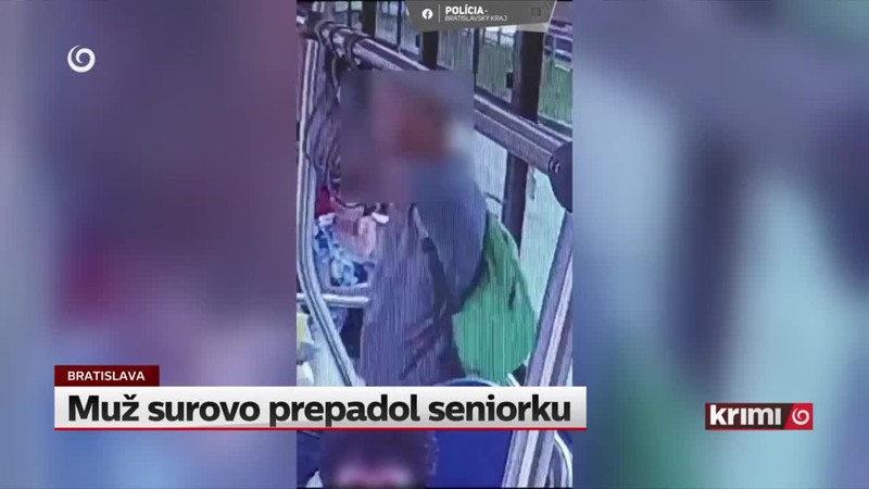 Muž surovo prepadol seniorku
