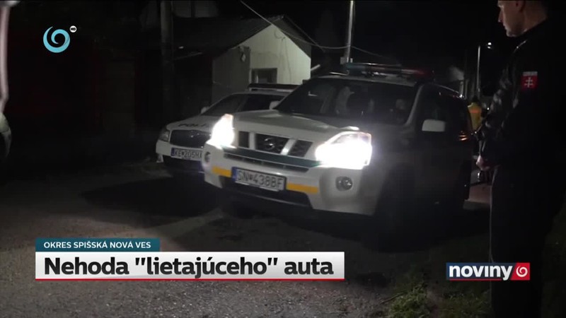 Nehoda "lietajúceho" auta