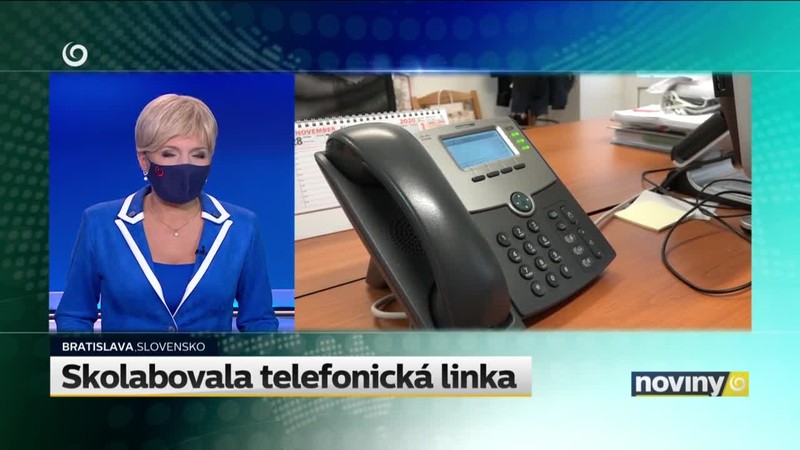 Skolabovala telefonická linka