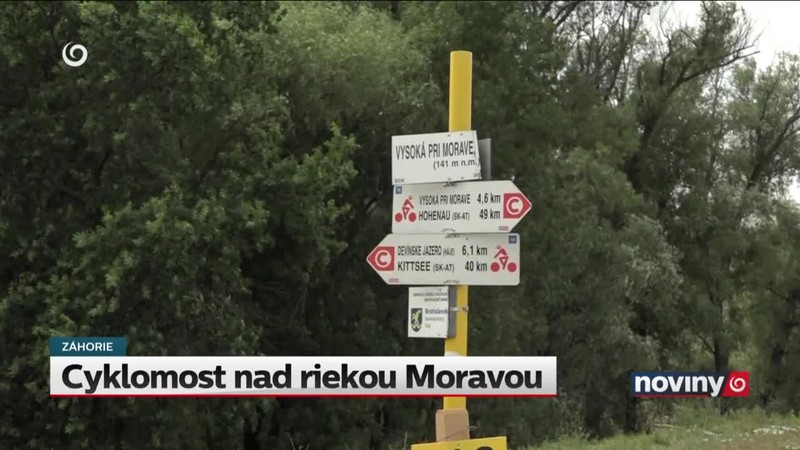Cyklomost nad riekou Moravou