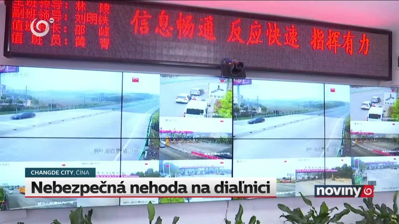 Nebezpečná nehoda na diaľnici