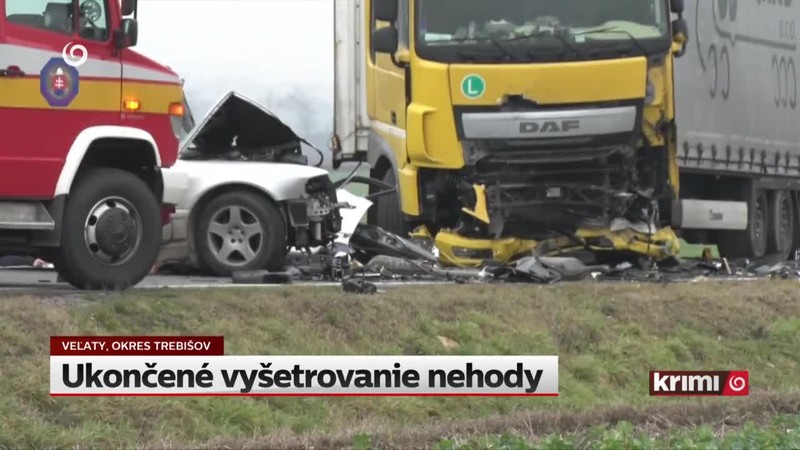 Ukončené vyšetrovanie nehody