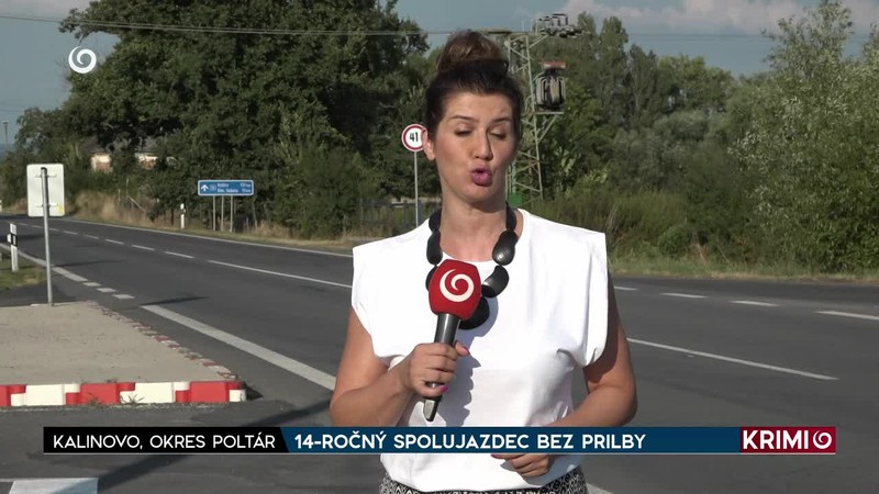 14-ROČNÝ SPOLUJAZDEC BEZ PRILBY