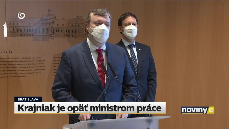 Krajniak je opäť ministrom práce