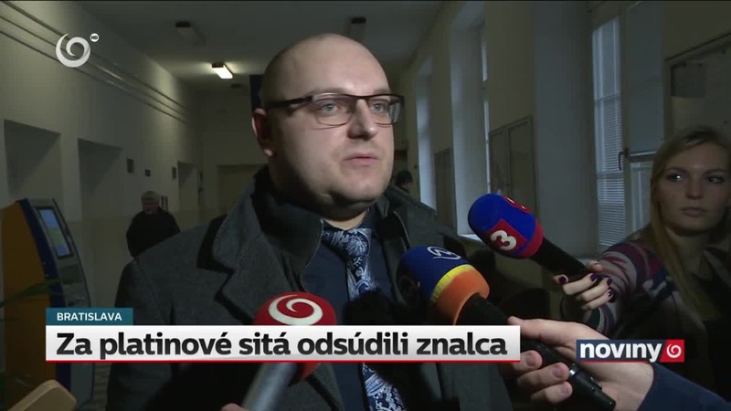 Za platinové sitá odsúdili znalca