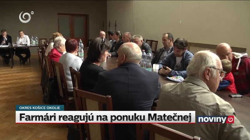 Farmári reagujú na ponuku Matečnej