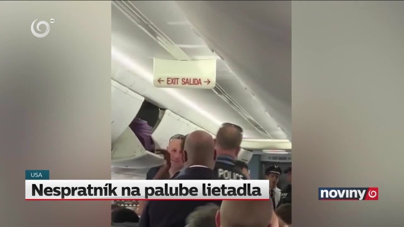 Nespratník na palube lietadla