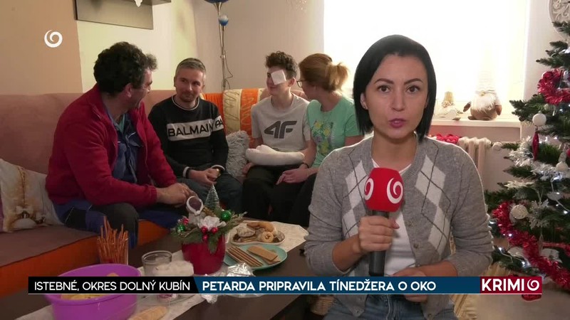 PETARDA PRIPRAVILA TÍNEDŽERA O OKO