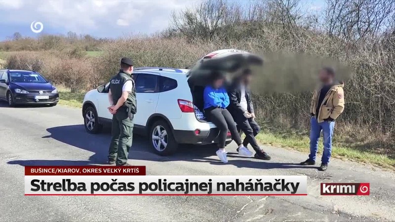 Streľba počas policajnej naháňačky