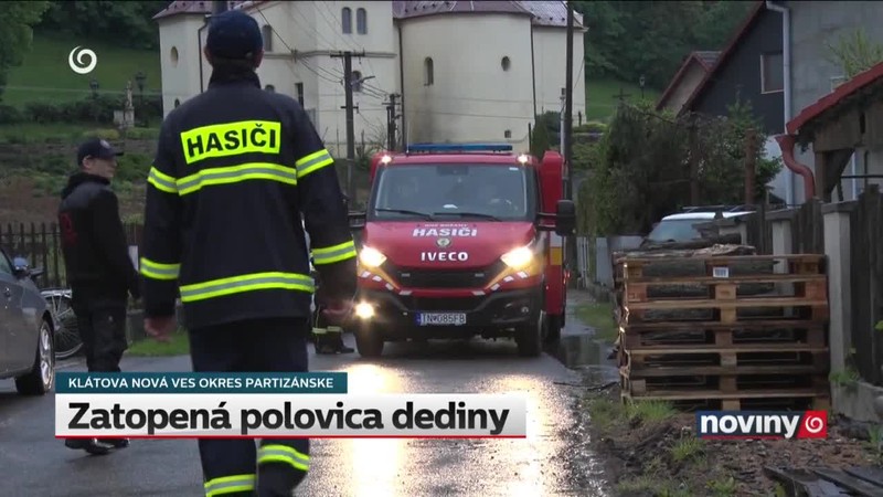 Zatopená polovica dediny