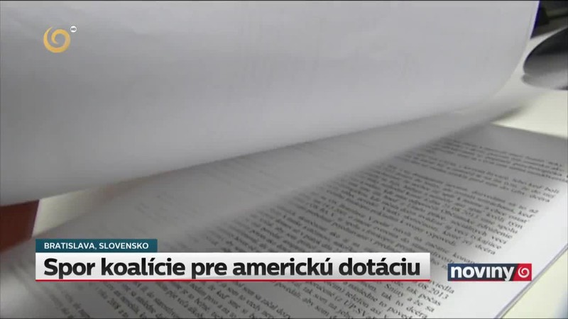 Spor koalície pre americkú dotáciu