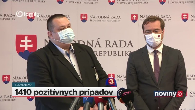 1410 pozitívnych prípadov