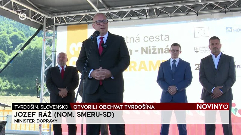 OTVORILI OBCHVAT TVRDOŠÍNA