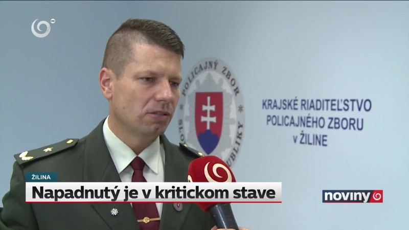 Napadnutý je v kritickom stave