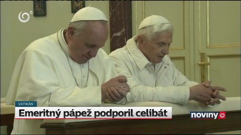 Emeritný pápež podporil celibát