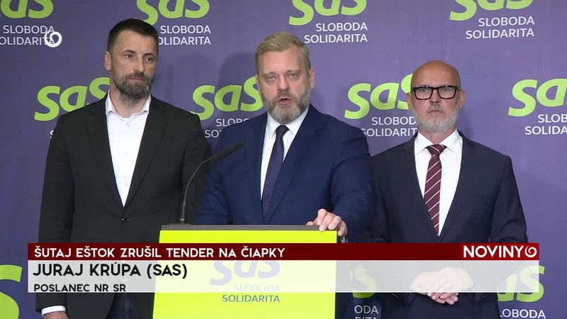 ŠUTAJ EŠTOK ZRUŠIL TENDER NA ČIAPKY
