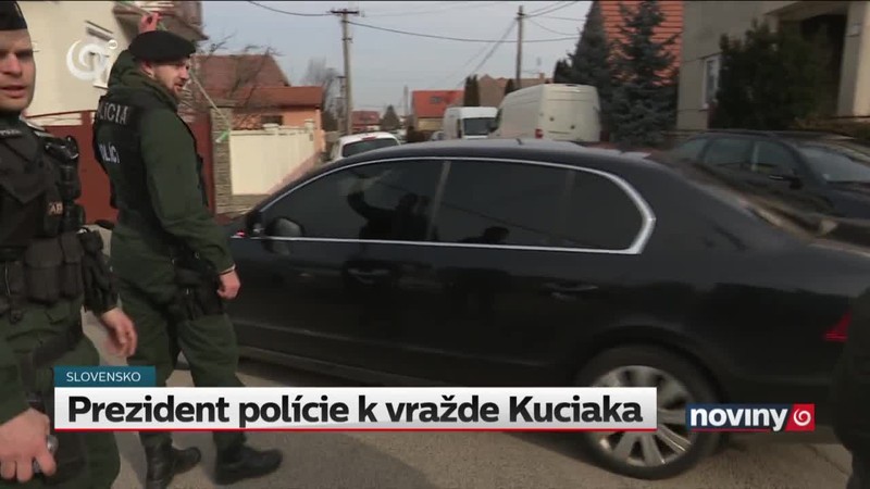 Prezident polície k vražde Kuciaka