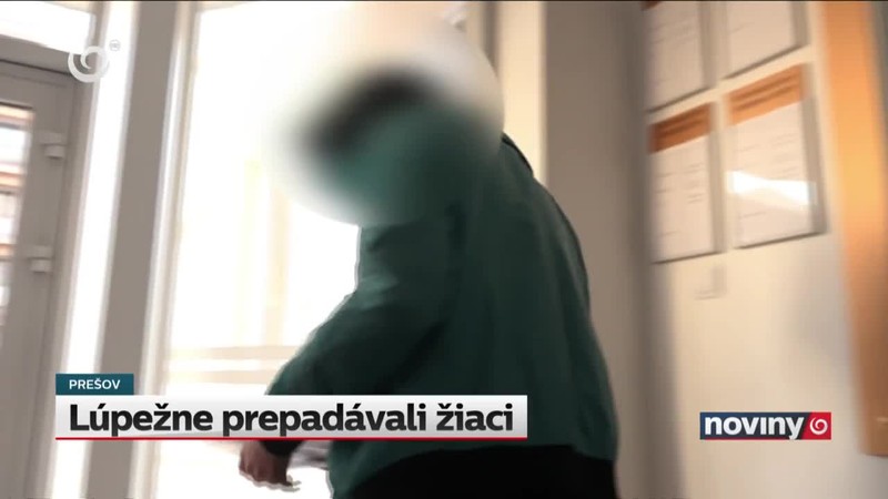 Lúpežne prepadávali žiaci