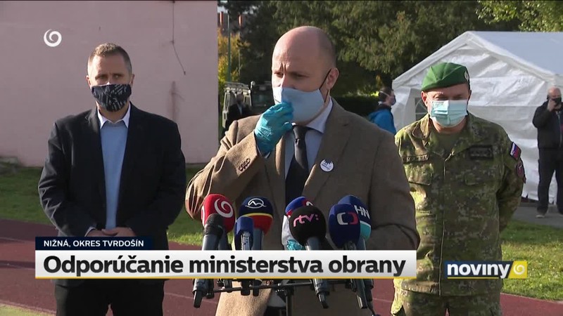 Odporúčanie ministerstva obrany