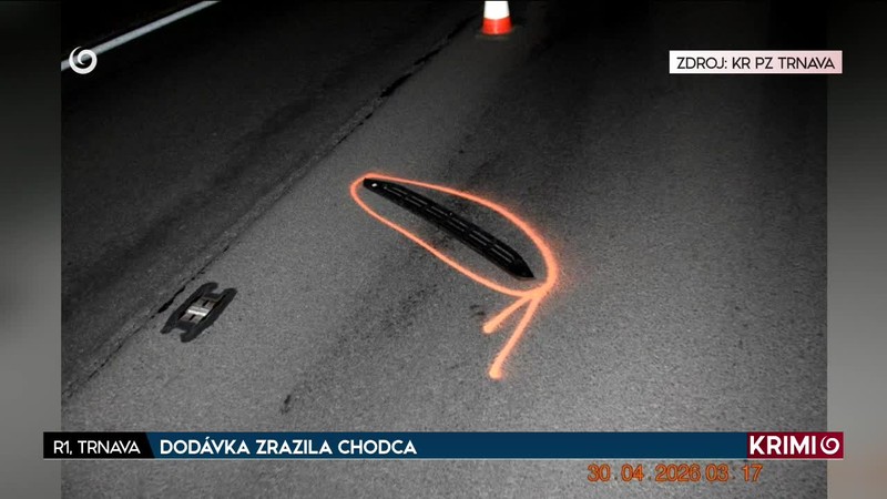 DODÁVKA ZRAZILA CHODCA