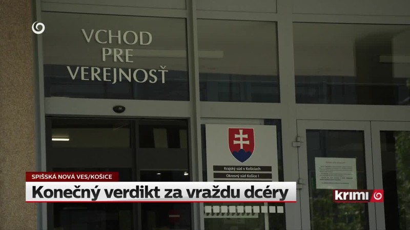 Konečný verdikt za vraždu dcéry