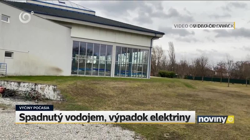 Spadnutý vodojem, výpadok elektriny