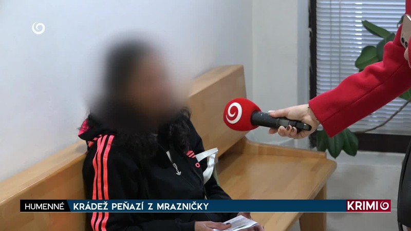 KRÁDEŽ PEŇAZÍ Z MRAZNIČKY