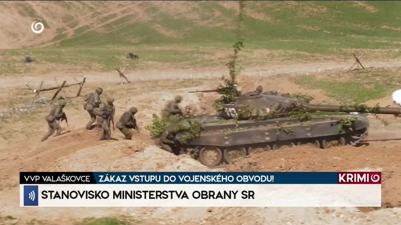ZÁKAZ VSTUPU DO VOJENSKÉHO OBVODU!