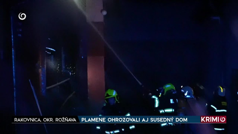 PLAMENE OHROZOVALI AJ SUSEDNÝ DOM