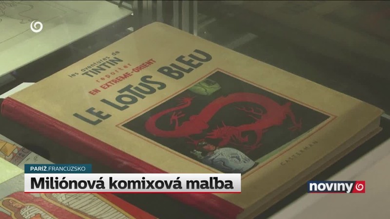 Miliónová komixová maľba