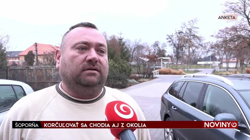 KORČUĽOVAŤ SA CHODIA AJ Z OKOLIA