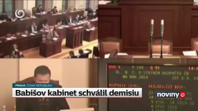 Babišov kabinet schválil demisiu