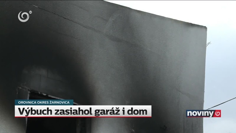 Výbuch zasiahol garáž i dom