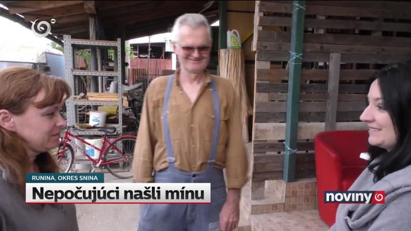 Nepočujúci našli mínu