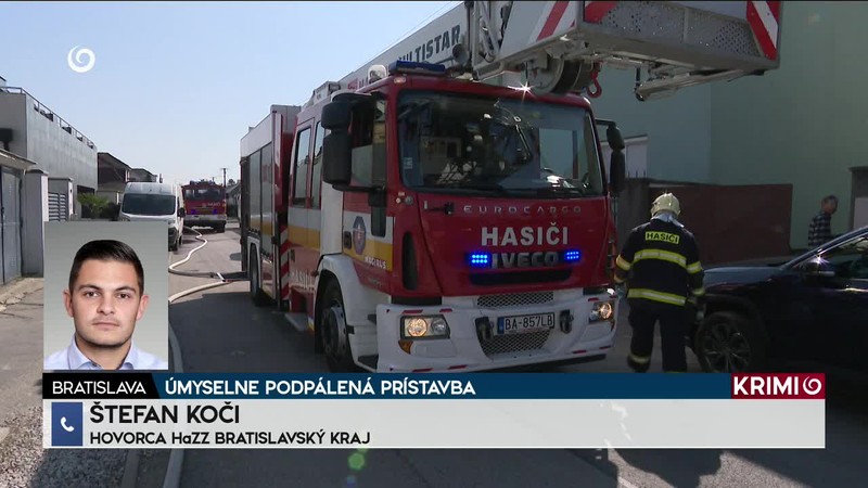 ÚMYSELNE PODPÁLENÁ PRÍSTAVBA