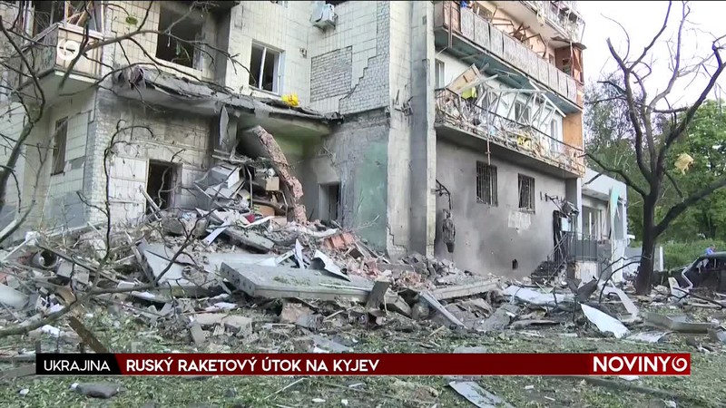 RUSKÝ RAKETOVÝ ÚTOK NA KYJEV