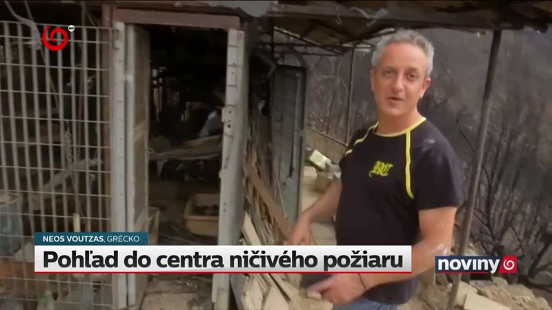 Pohľad do centra ničivého požiaru